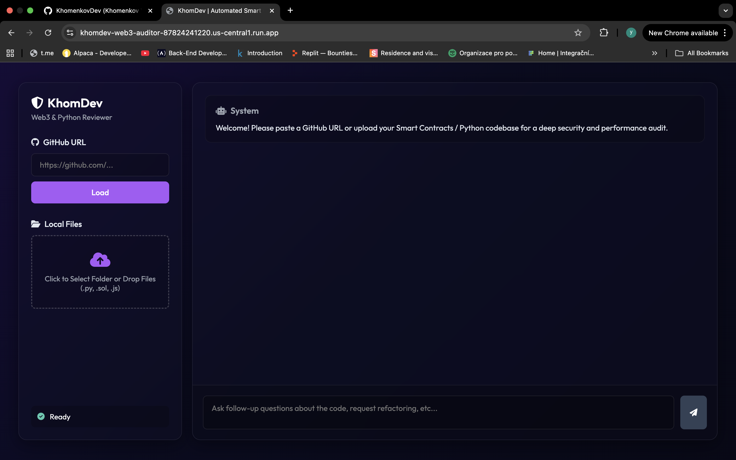 Web3 Auditor Screenshot